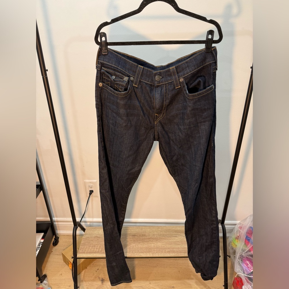 True Religion Men's Geno Indigo Slim Jeans